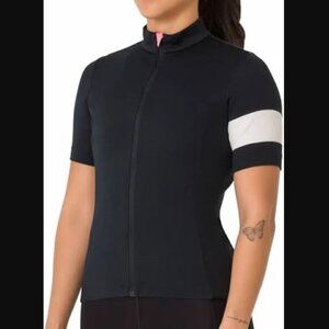 Rapha Wool Blend Short Sleeve Cycling Top S Black Pink